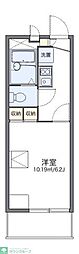 レオパレス桂2 1Kの間取図画像