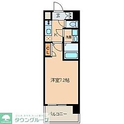 UURコート名古屋名駅 1Kの間取図画像