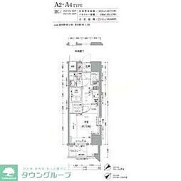 エスリード新栄グランラグジェ 1Kの間取図画像