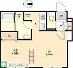 Branche覚王山2 1LDKの間取図画像