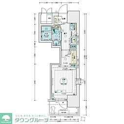 エステムコート名古屋千種グレイス 1Kの間取図画像