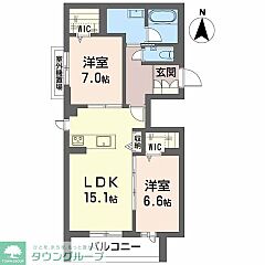 物件の間取り