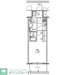 S-RESIDENCE浅間町駅前axial 1Kの間取図画像