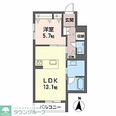 物件の間取り