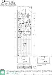 エステムコート名古屋グランツ 1Kの間取図画像
