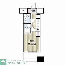 レジディア久屋大通 1Kの間取図画像
