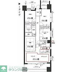 レジディア泉 3SLDKの間取図画像