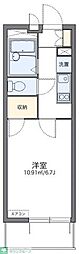 レオパレスインサイド新栄 1Kの間取図画像