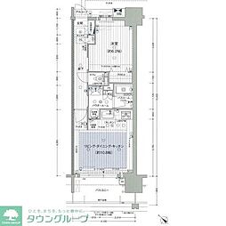 PRESSANCELOGERCHIKUSA 1LDKの間取図画像
