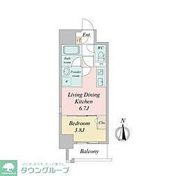 ポルタニグラ大須 1LDKの間取図画像