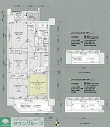 プレサンス錦エボリューション 3LDKの間取図画像