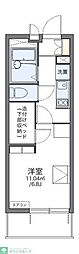 レオパレスフェリーチェ 1Kの間取図画像
