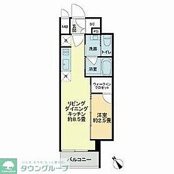 名古屋市千種区内山1丁目マンション 1LDKの間取図画像