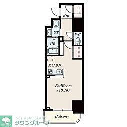 S-FORT金山 ワンルームの間取図画像