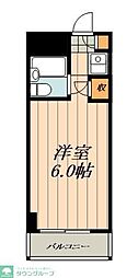 メトロM24 1Kの間取図画像