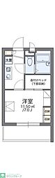 レオパレス名駅南 1Kの間取図画像