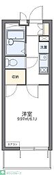 レオパレスKT今池 1Kの間取図画像