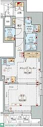エステムプラザ名古屋駅前プライムタワー 1DKの間取図画像