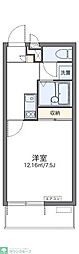 レオパレスマイン 1Kの間取図画像