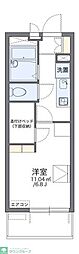 レオパレス大井町 1Kの間取図画像