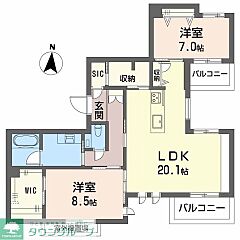 物件の間取り
