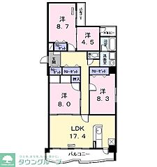 物件の間取り