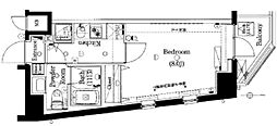 PrecedentHills白金高輪 1Kの間取図画像