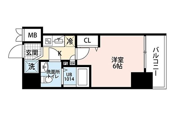 プレール・ドゥーク北品川 1104｜東京都品川区北品川２丁目(賃貸マンション1K・11階・20.43㎡)の写真 その2