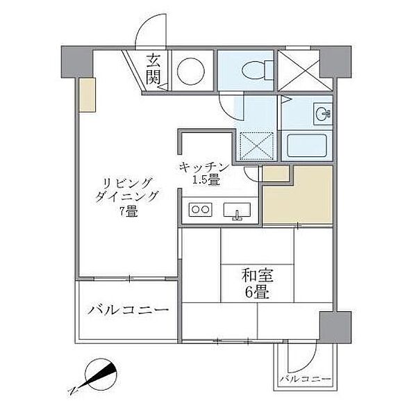 グランドメゾン田町 617｜東京都港区芝浦２丁目(賃貸マンション1LDK・6階・40.02㎡)の写真 その2