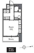 東通レジデンス芝（Totsu Residence Shiba 602 ｜ 東京都港区芝３丁目39-7（賃貸マンション1K・6階・21.51㎡） その2