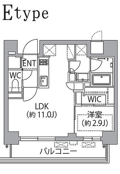 レスピール蓮根 208｜東京都板橋区坂下２丁目(賃貸マンション1LDK・2階・35.67㎡)の写真 その2