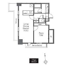 東通レジデンス芝（Totsu Residence Shiba 1109 ｜ 東京都港区芝３丁目39-7（賃貸マンション1LDK・11階・50.41㎡） その2