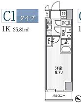 ＡＬＴＥＲＮＡ北品川 1503 ｜ 東京都品川区北品川２丁目30-27（賃貸マンション1K・15階・25.81㎡） その2