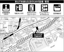 コンフォリア三田イースト 1101 ｜ 東京都港区芝４丁目18-1（賃貸マンション1LDK・11階・42.31㎡） その17