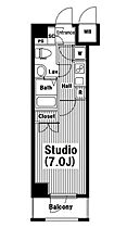 南麻布3丁目マンション 4F ｜ 東京都港区南麻布３丁目19-21（賃貸マンション1K・4階・22.68㎡） その2