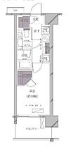 エースタンダード芝浦（A-standard芝浦） 1109 ｜ 東京都港区海岸３丁目16-1（賃貸マンション1K・11階・25.50㎡） その2