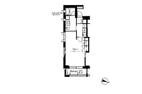 フレンシア麻布 304 ｜ 東京都港区六本木４丁目2-5（賃貸マンション1K・3階・35.42㎡） その2