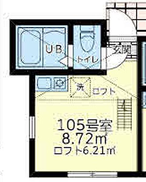 神奈川県横浜市保土ケ谷区桜ケ丘2丁目(賃貸アパート1R・2階・12.50㎡)の写真 その3