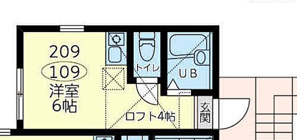 神奈川県川崎市多摩区堰1丁目(賃貸アパート1R・1階・12.50㎡)の写真 その3