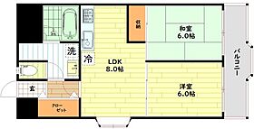 大阪府大阪市旭区大宮1丁目（賃貸マンション2LDK・3階・48.36㎡） その2