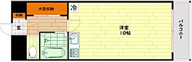 大阪府大阪市旭区中宮3丁目（賃貸マンション1R・4階・24.30㎡） その2