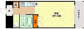 大阪府大阪市北区本庄東1丁目（賃貸マンション1K・2階・20.25㎡） その2