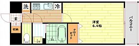 大阪府大阪市都島区東野田町1丁目（賃貸マンション1K・6階・23.01㎡） その2