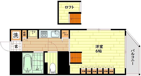 大阪府大阪市都島区片町2丁目(賃貸マンション1K・7階・18.90㎡)の写真 その2