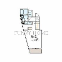 東京都世田谷区下馬6丁目（賃貸マンション1R・4階・29.27㎡） その2