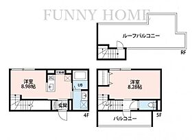 東京都目黒区上目黒2丁目（賃貸マンション1LDK・4階・48.70㎡） その2