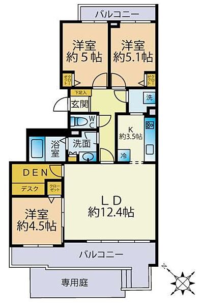 間取りを拡大表示