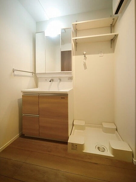 画像22:スペースが確保できる洗面所です