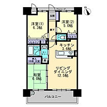 アルファスマート西国分 407号 ｜ 福岡県久留米市国分町1436-2（賃貸マンション3LDK・4階・70.81㎡） その2