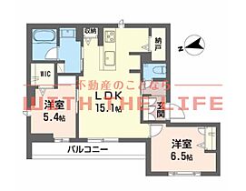 モンレーヴ本町  ｜ 福岡県久留米市本町16-25（賃貸マンション2LDK・2階・64.11㎡） その2